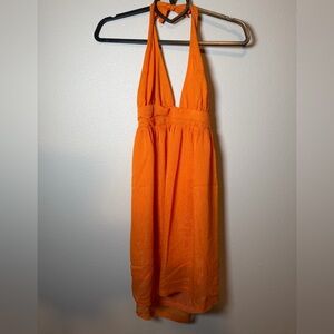 Kurt Geiger Orange Kensington dress XL $175 NWT